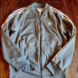 Adidas Originals Superstar track jacket mineral blue